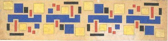 Theo van Doesburg Ornamentrand Norge oil painting art